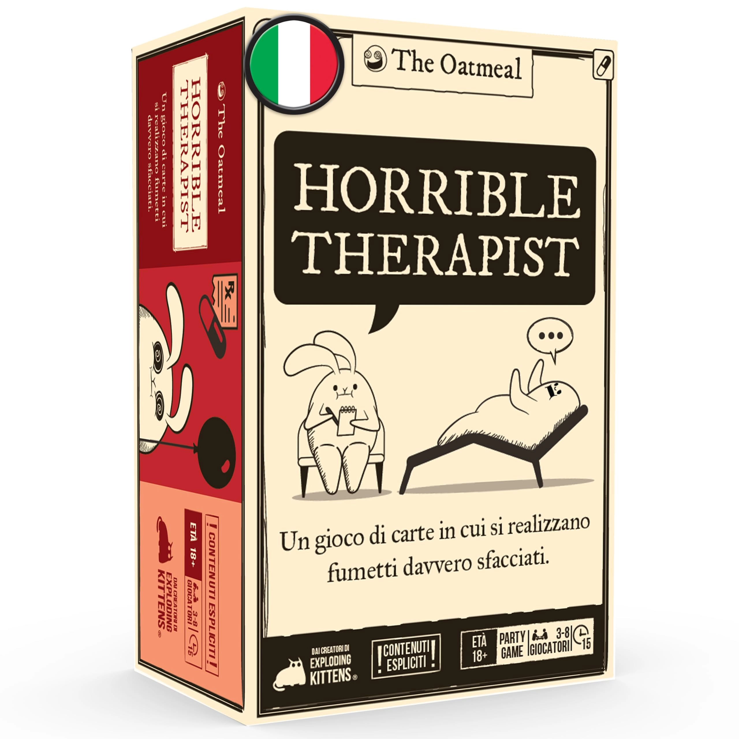 Asmodee Horrible Therapist - Italian 17 years and up