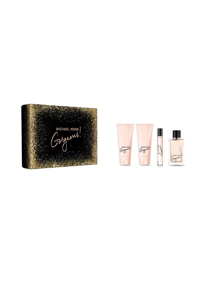 Gorgeous - EDP 100ml + Body Lotion - 100ml + Shower Gel - 100ml + Mini Spray - 10ml