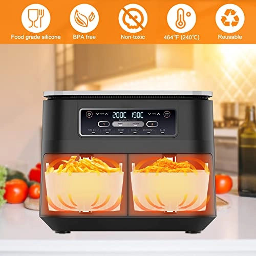 Air Fryer Silicone Liner - Silicone 2 Pcs