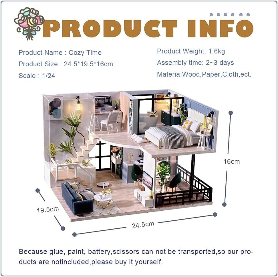 Miniature Dollhouse Kit
