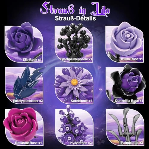 Roses Bouquet - 822 pcs