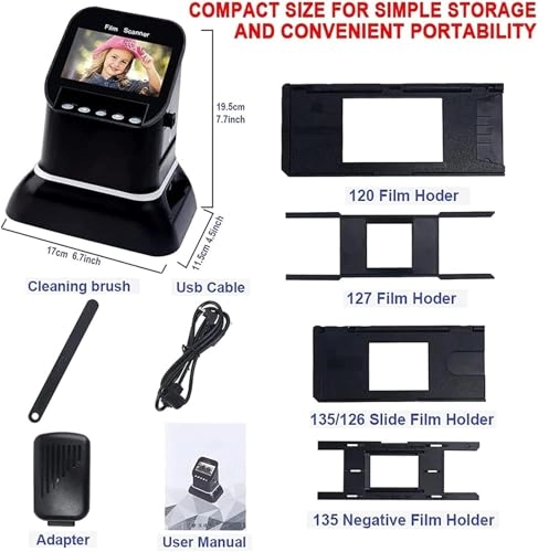 120 High Resolution Film Slide Scanner