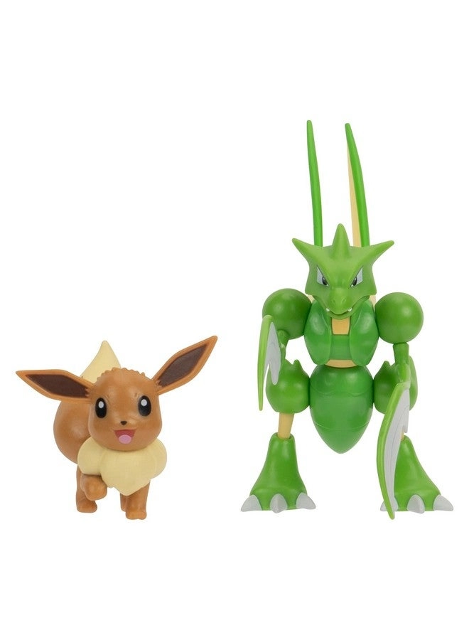 Pokémon Eevee + Scyther 2 pcs