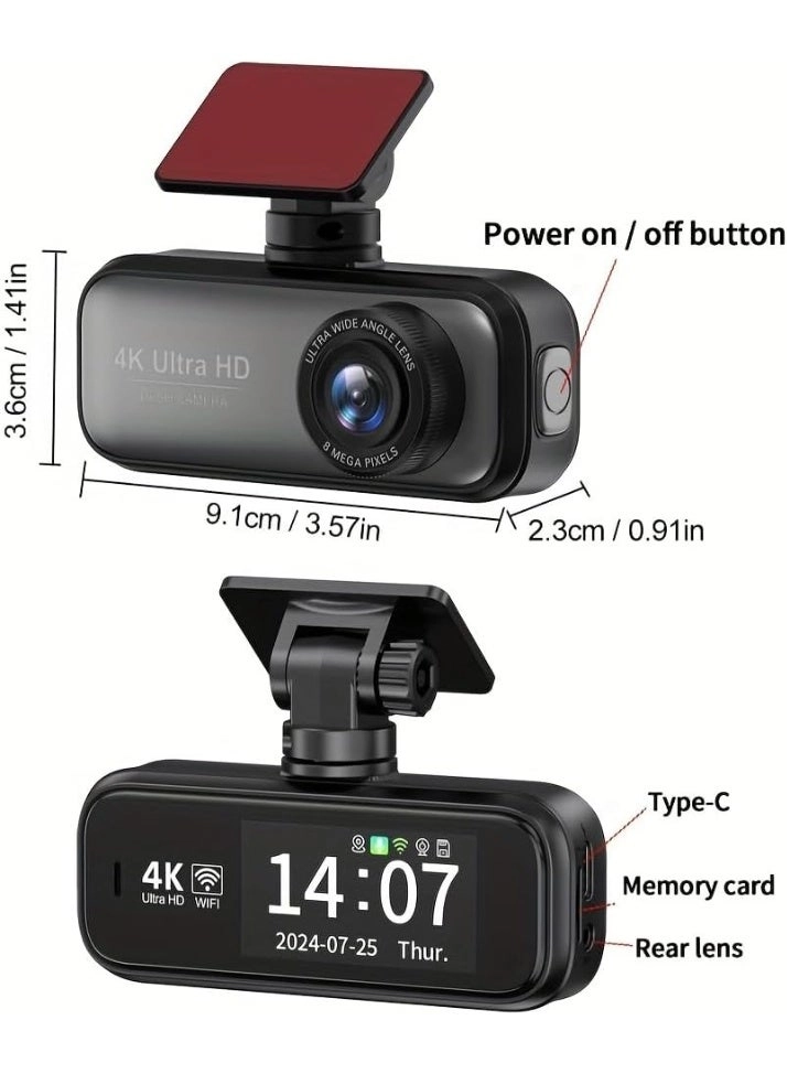 Discovery Dash Camera - 2160P