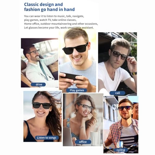 AI Smart Glasses - Bluetooth 5.2 Translation