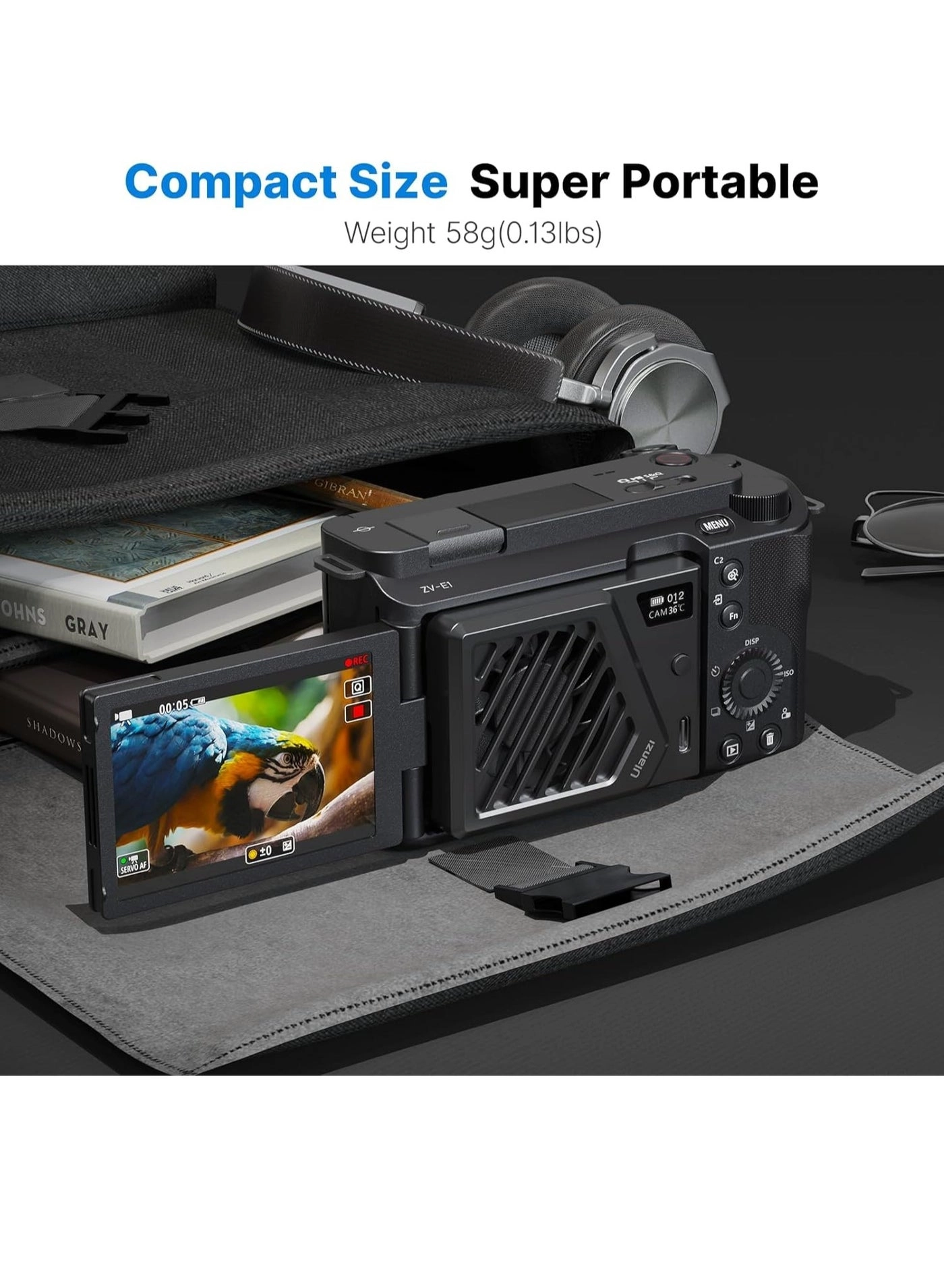 Camera Cooling Fan - Silver Type-C