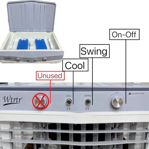 Remote Evaporative Air Cooler - 60 Liters