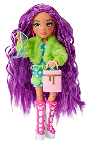 Dream Ella - 6 Inches Purple Hair 9 Articulation Points Ages 3+