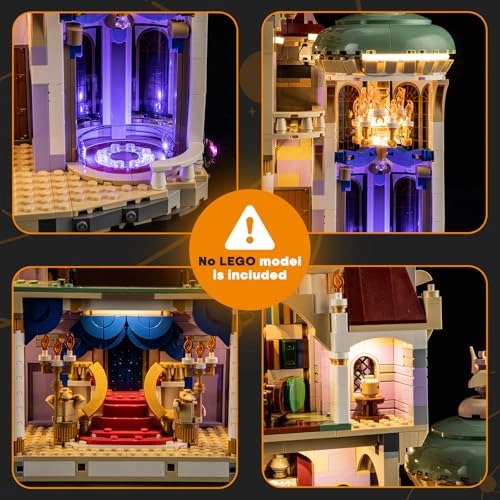 Light for LEGO 43263 Beauty and The Beast Castle - Plastic 1