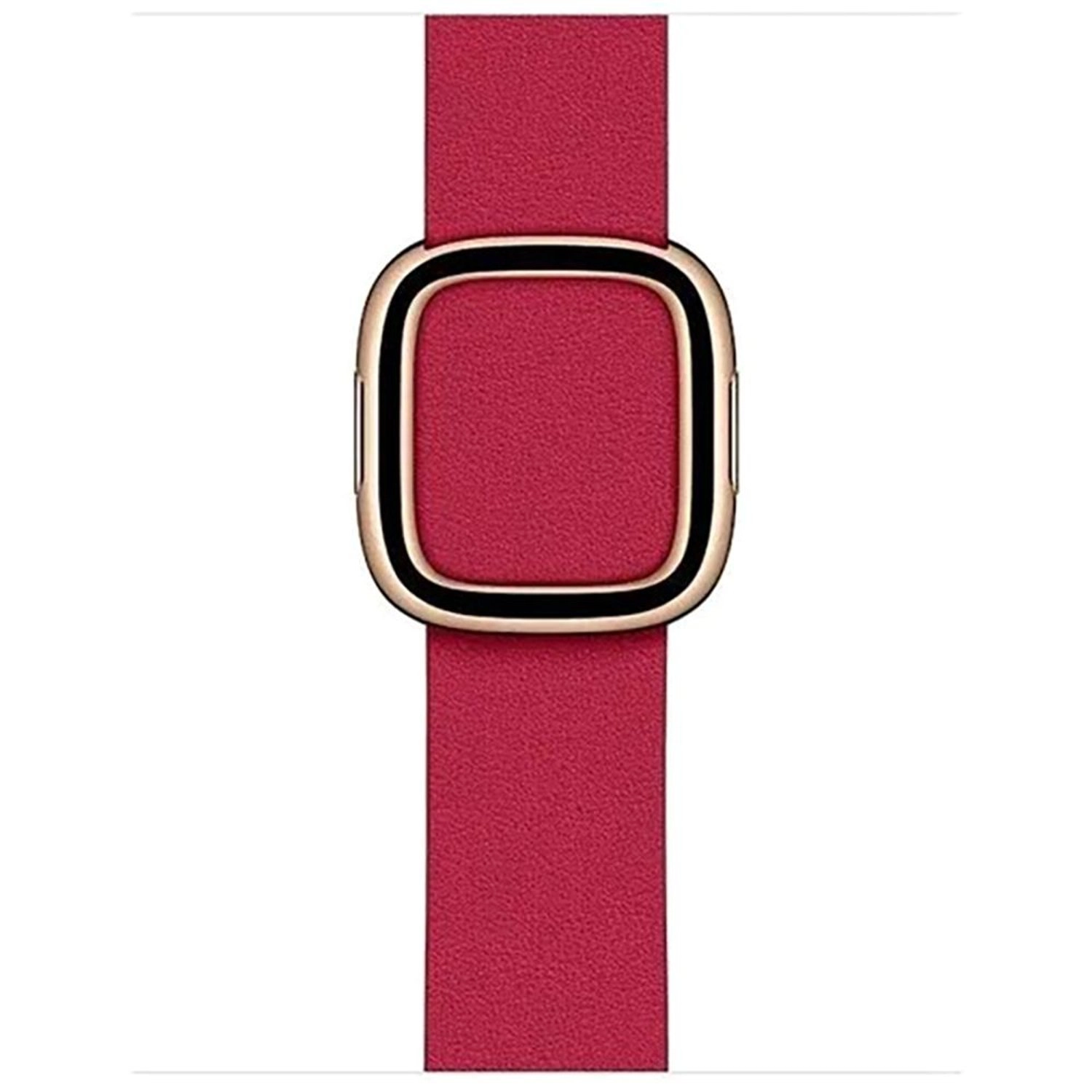 Leather Modern Buckle Watch Band for Apple Watch 38mm