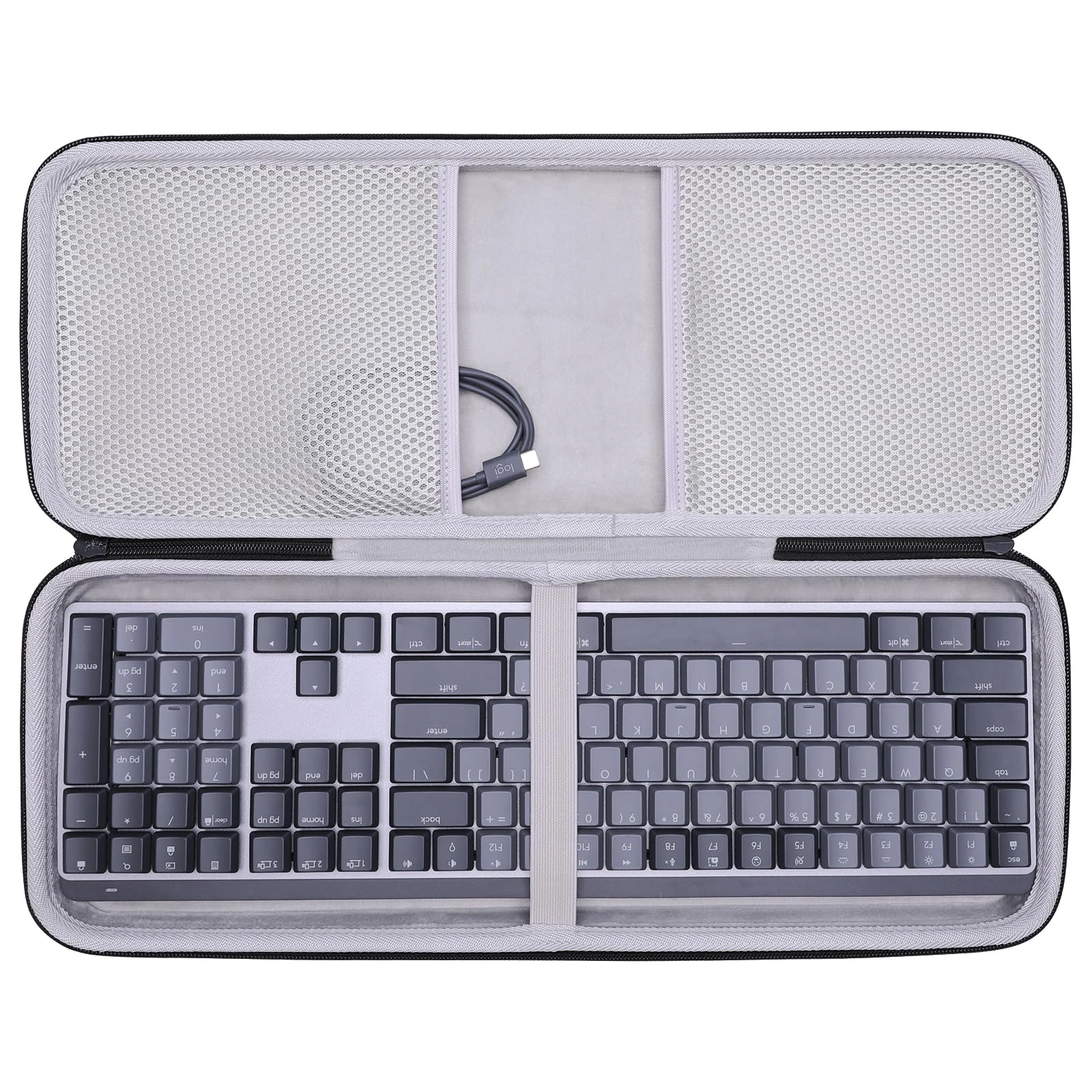 LTGEM MX Mechanical Wireless Illuminated Performance Keyboard Case - QWERTY Bluetooth