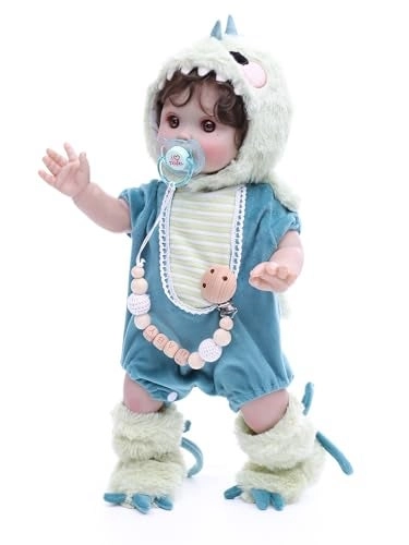 Reborn Toddler Baby Doll - 18 Inch Full Vinyl Body Freckles