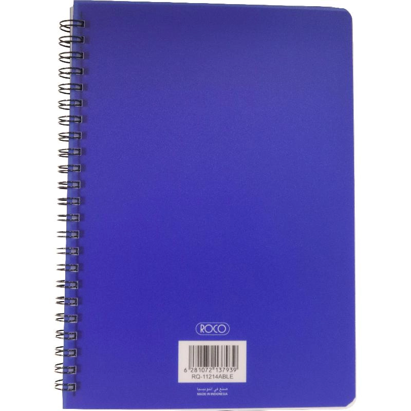 Notebook 19 X 26 cm Spiral - Grid 100 Sheets