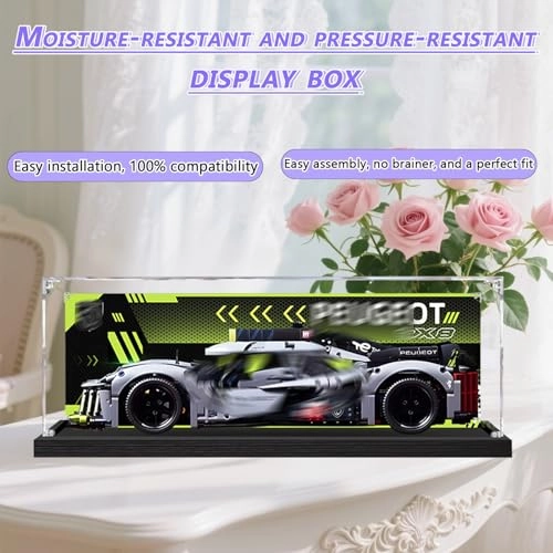 Acrylic Display Case - Compatible with Lego 62 x 30 x 20 cm