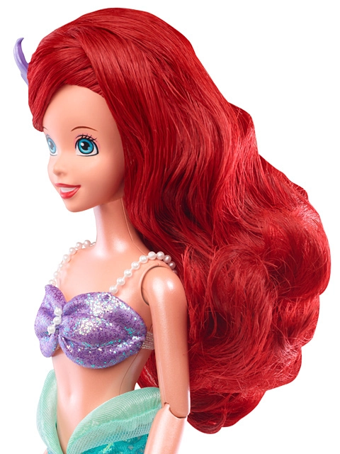 Ariel Doll - Deluxe Mermaid Iridescent Tail Hair Jewelry Beads Ages 6+