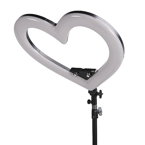 LED Heart Ring Light - 19 Inch 360° Rotatable