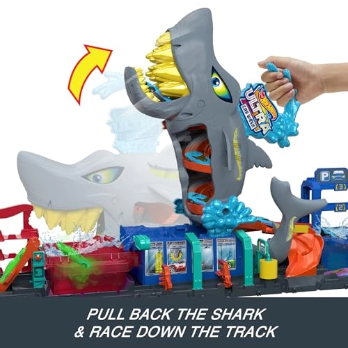 Let's Race Netflix - City Shark Wash Station - 1:64
