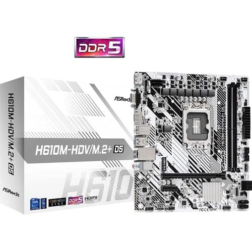Asrock H610M-HDV/M.2+ D5 - LGA 1700 DDR5 5600MHz