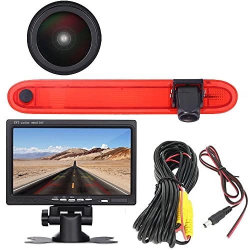 Brake Light Reversing Camera + Rear View Mirror Monitor - Night vision 628 x 586 pixels