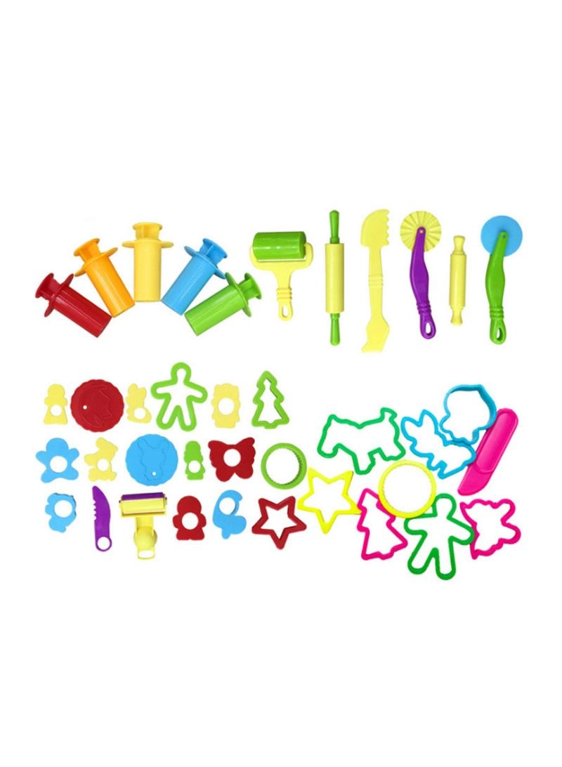 Clay Dough Tool Set - Plastic 38pcs.