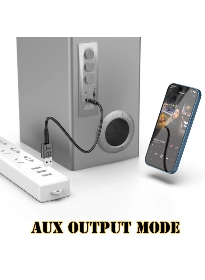 USB Bluetooth Receiver Adapter - Bluetooth 5.4 USB