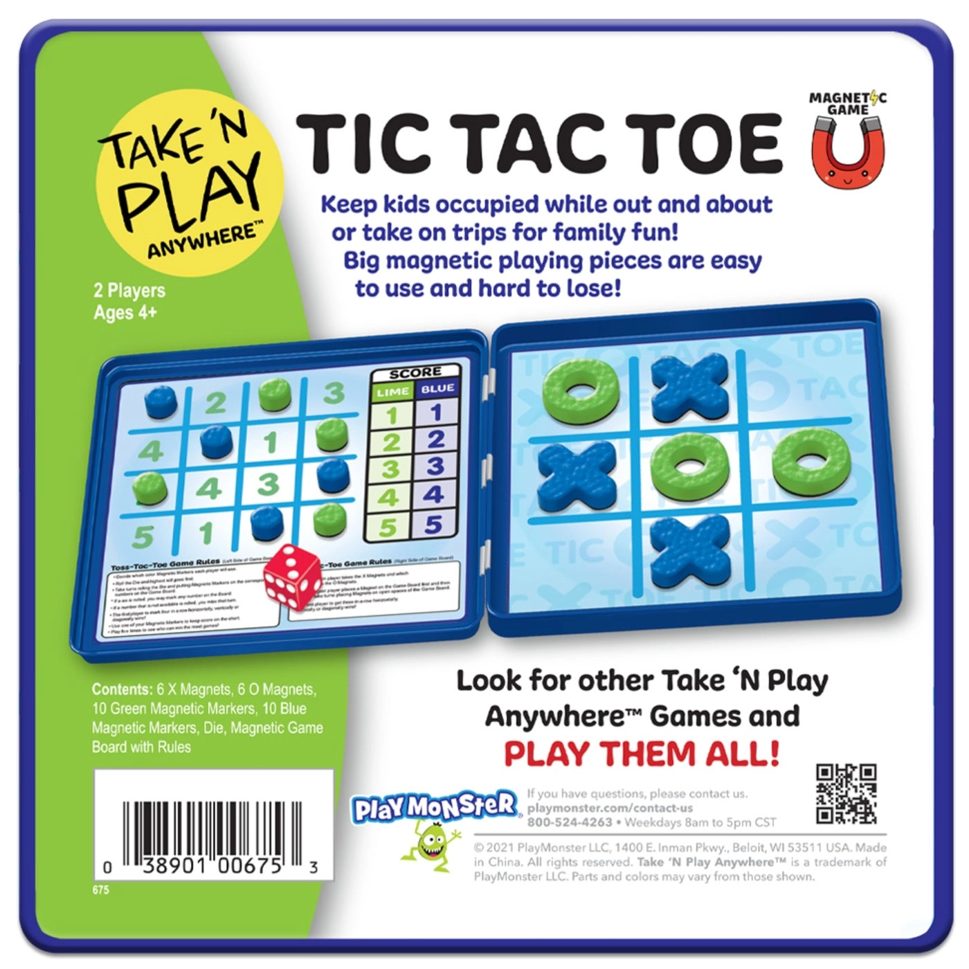 Take N Play Anywhere Tic-Tac-Toe - Magnetic Travel