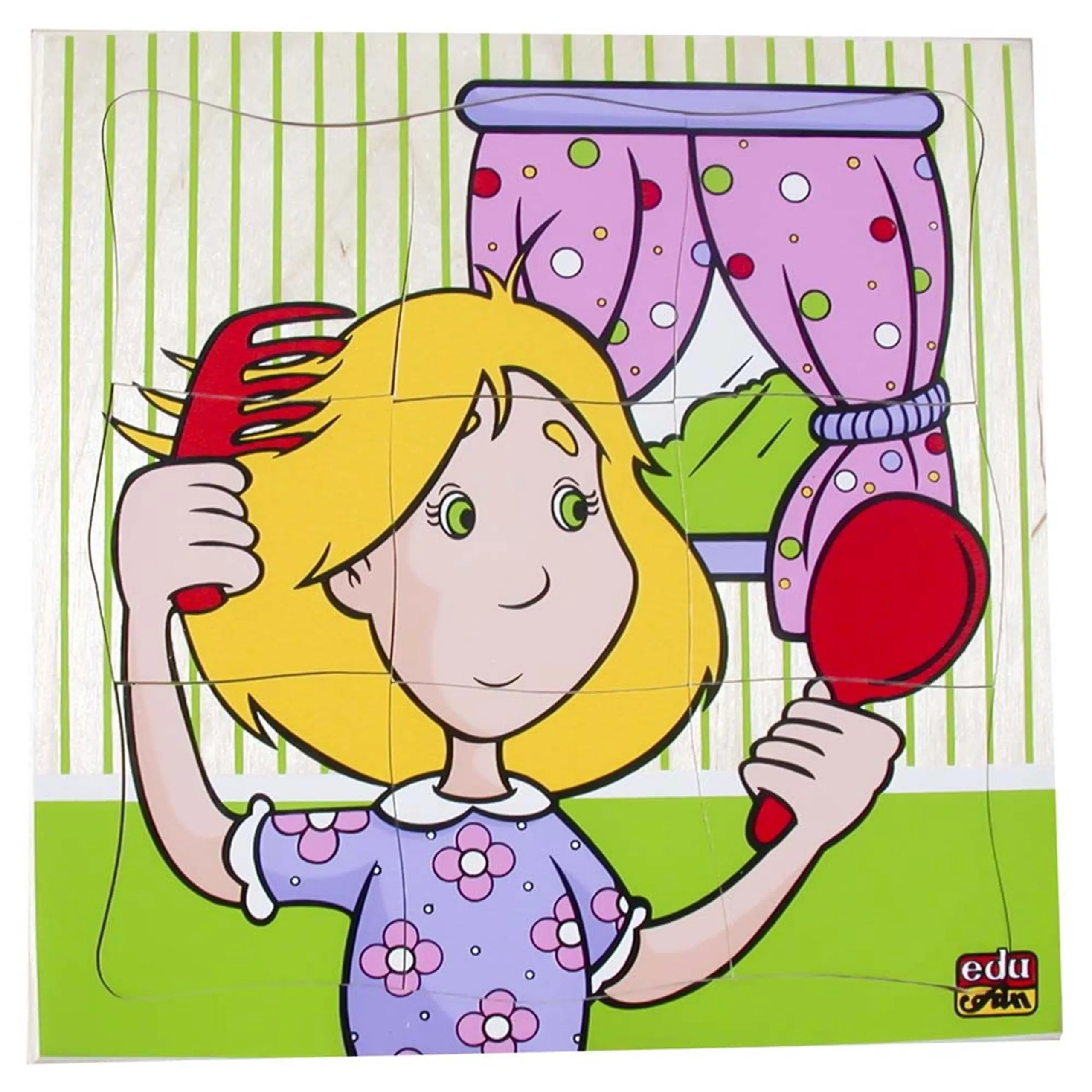 Edu Fun Combing My Hair Puzzle - Suitable for 3 years & above