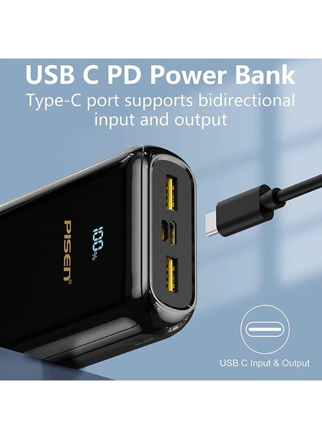 Portable Power Bank - 20000mAh 22.5W Fast Charging