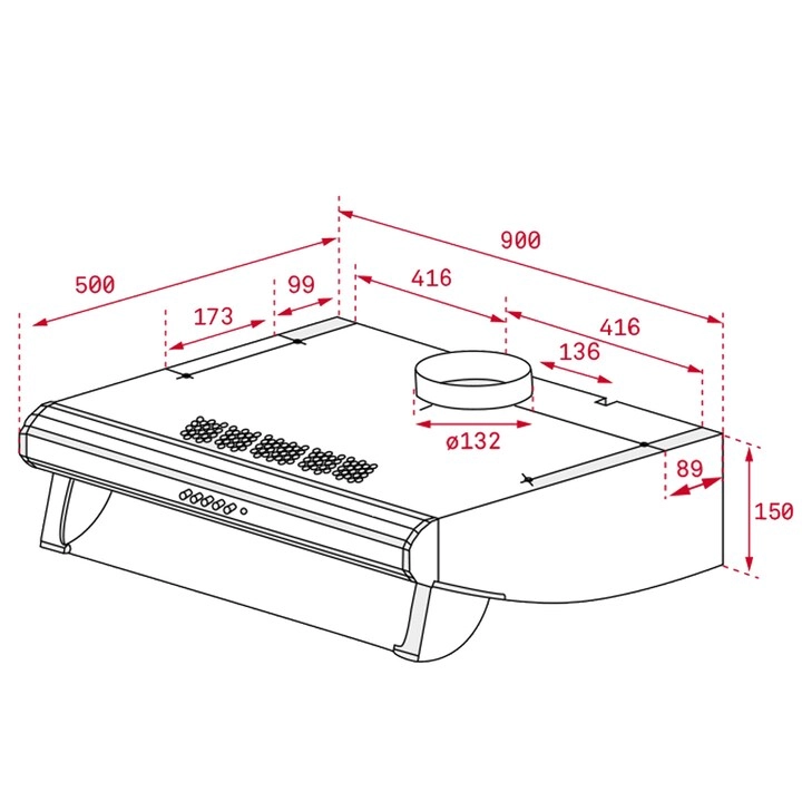 C 9310 - 254 Cubic Meters Per Hour 90cm