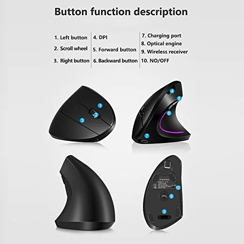 Vertical Mouse - Wireless