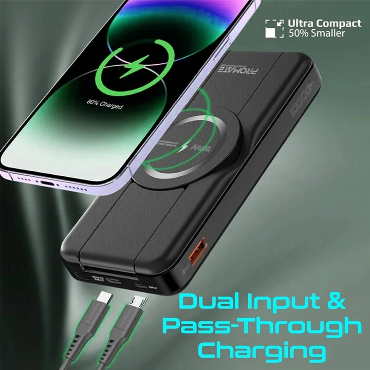 PowerPack-Fold - 10000 mAh 15W Wireless charging