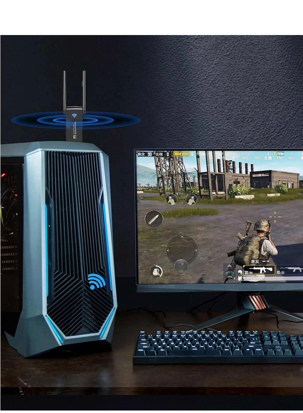 Wireless USB WiFi Adapter - Dual Band 2.4/5Ghz USB 3.0 Wireless