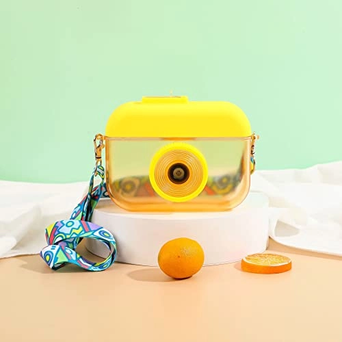 Camera Water Bottle - Suction Mouth Portable Carrying Strap