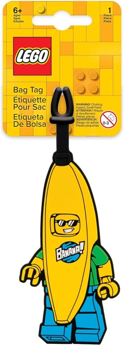 LEGO Bag Tag Banana Guy - Silicone