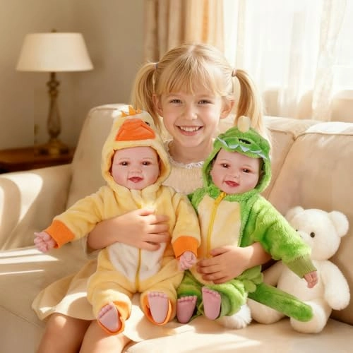 Reborn Baby Doll - 17 inch Soft Body Twins Ages 3+