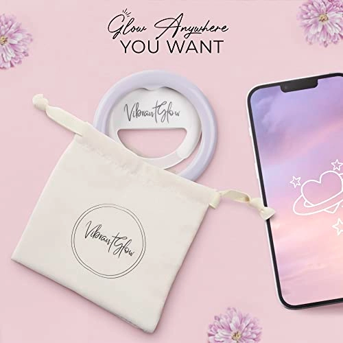 Ring Light Clip On - USB-C Rechargeable 500 mAh 3 Color Modes