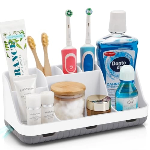 Bathroom Countertop Organizer - 7 Slots