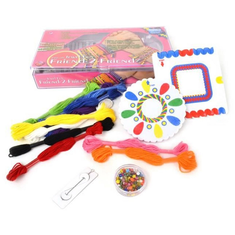 Easy Jewel Fun Friend-2-Friend - Makes 10 Friendship Bracelets 2 Looms