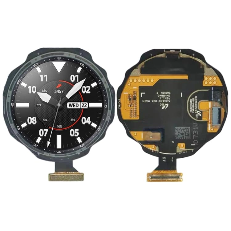 HUAIGNZDF Watch Spare Part LCD Screen With Digitizer Full Assembly for Galaxy Watch 3 45mm