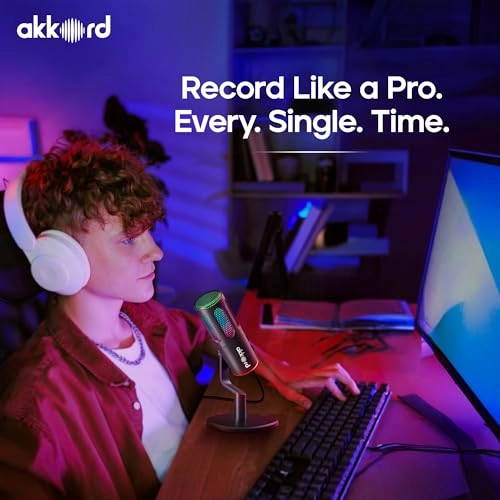AKDMIC1 Auxiliary+USB+3.5mm-Mini-Jack Microphone