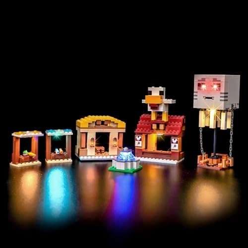 LED Light Set - Compatible with 21273 Yellow red white