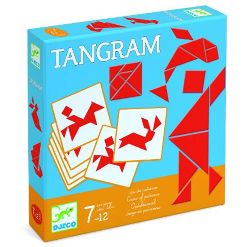 Magnetic Wooden Tangram Set - 5 Years+ 33 pieces