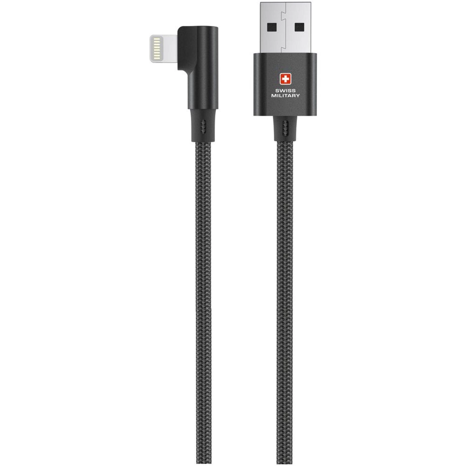 Swiss Military USB-A To Lightning Cable USB-A to Lightning Braided 2m