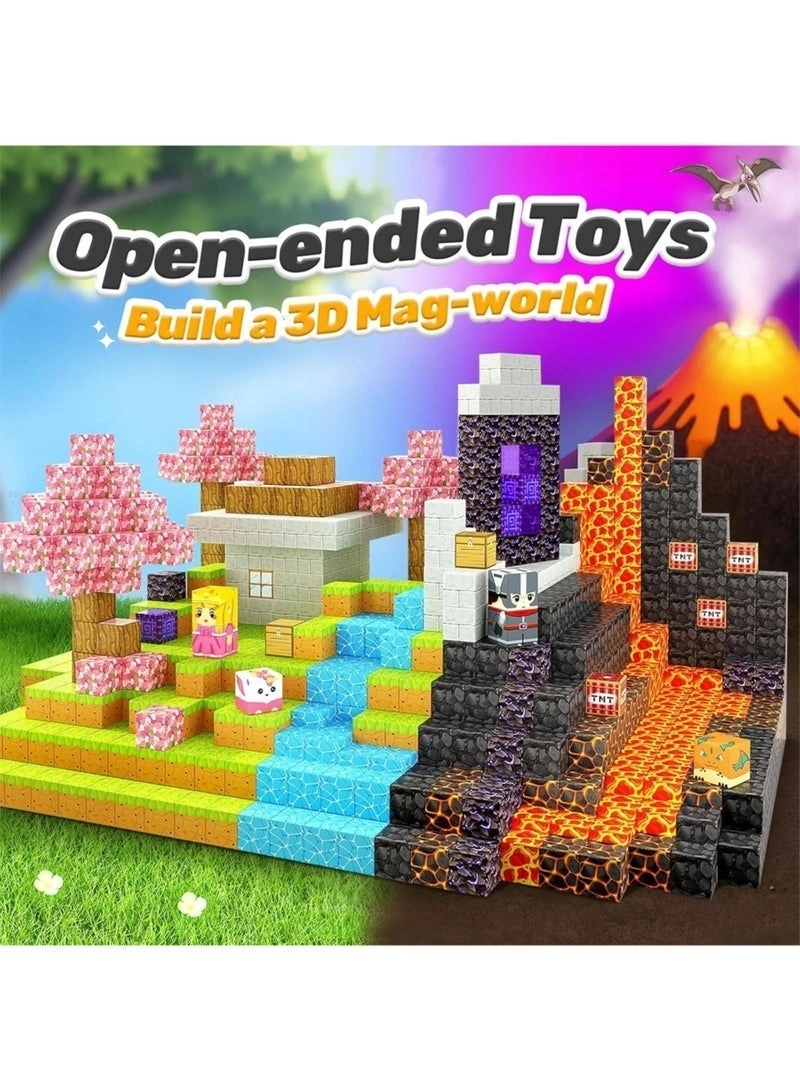 Magnetic Blocks - Minecraft 120 pcs