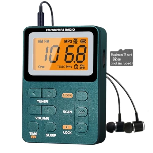 Paeiope Pocket am fm Radio - Portable