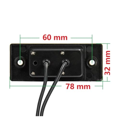 Reverse car rear view camera - Night vision Wired 720 x 540 pixels