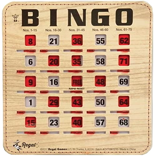 Jumbo Bingo Cards - Reusable 50 Playing Cards