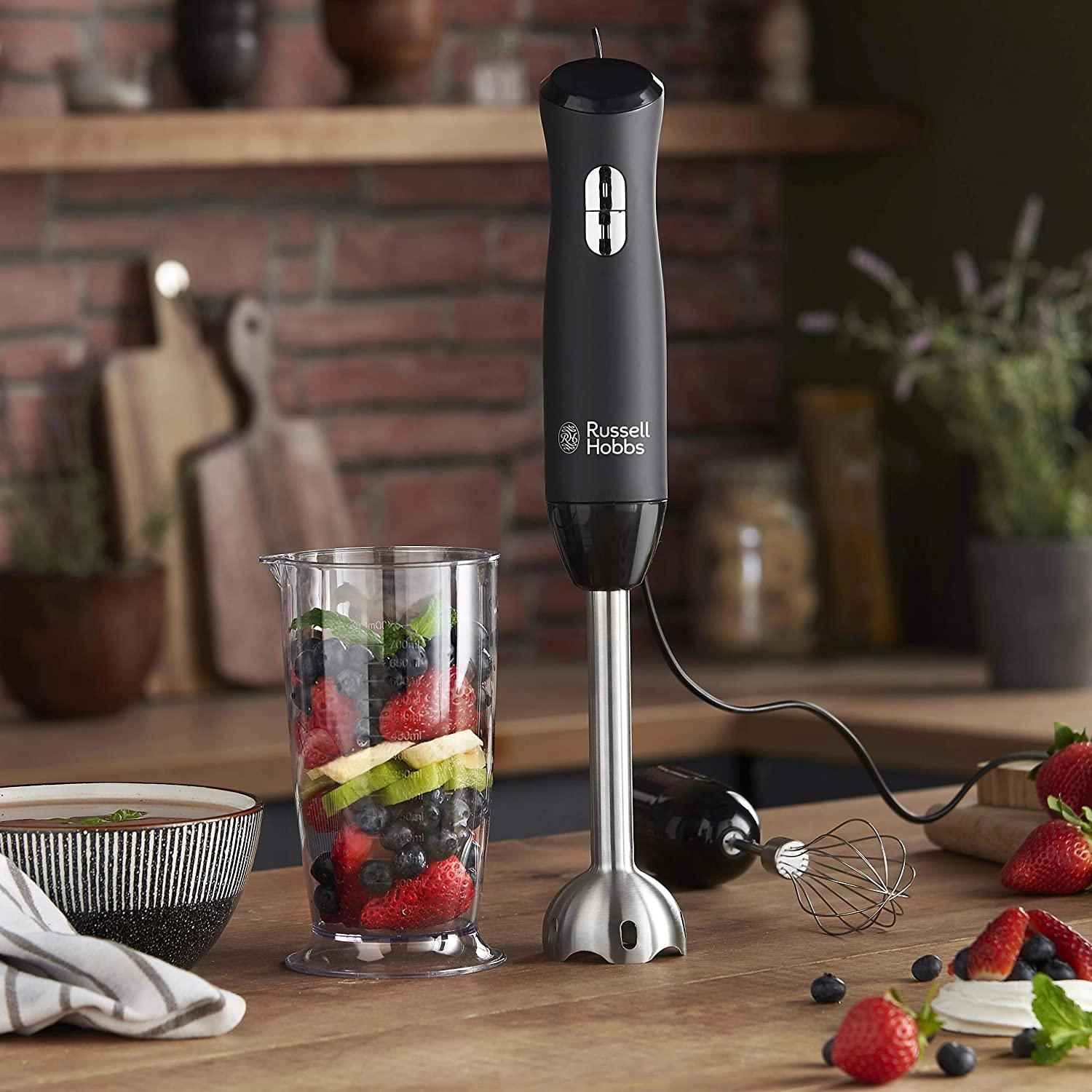24702 Hand Blender - 3 in 1 Matte Black