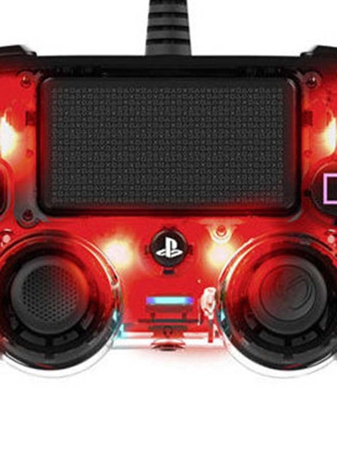 Wired Illuminated Compact Controller (PS4) Red