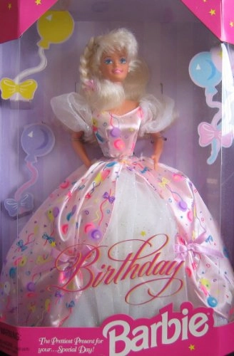 Birthday Barbie Doll - 11.5" tall Ages 3+